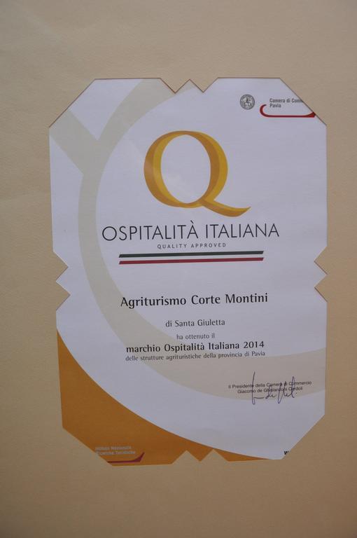 Вилла Agriturismo Corte Montini Santa Giuletta Экстерьер фото